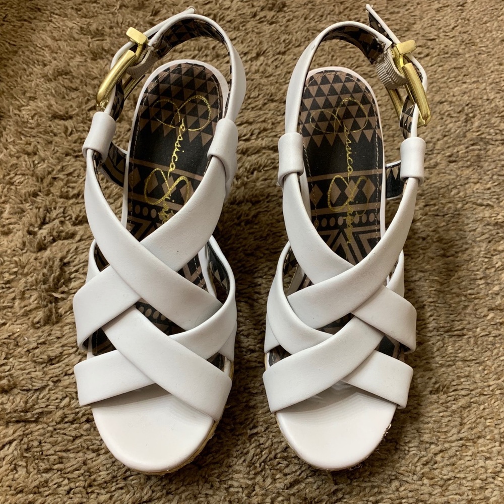 Jessica Simpson wedge heels